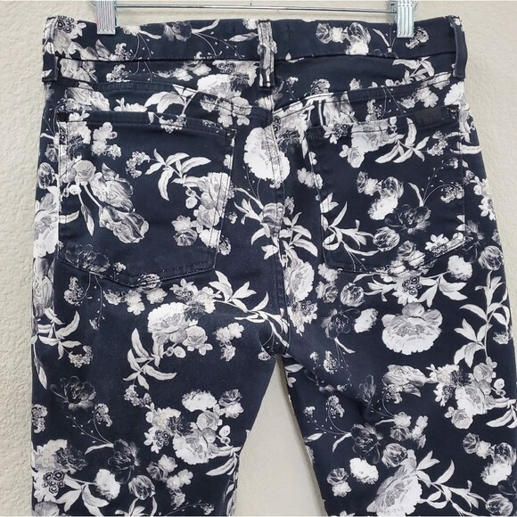 Jen7 by for all 7 mankind black and white floral pants - Picture 9 of 14